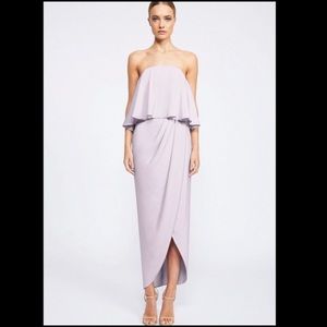 Shona Joy Frill Sleeveless Lilac dress